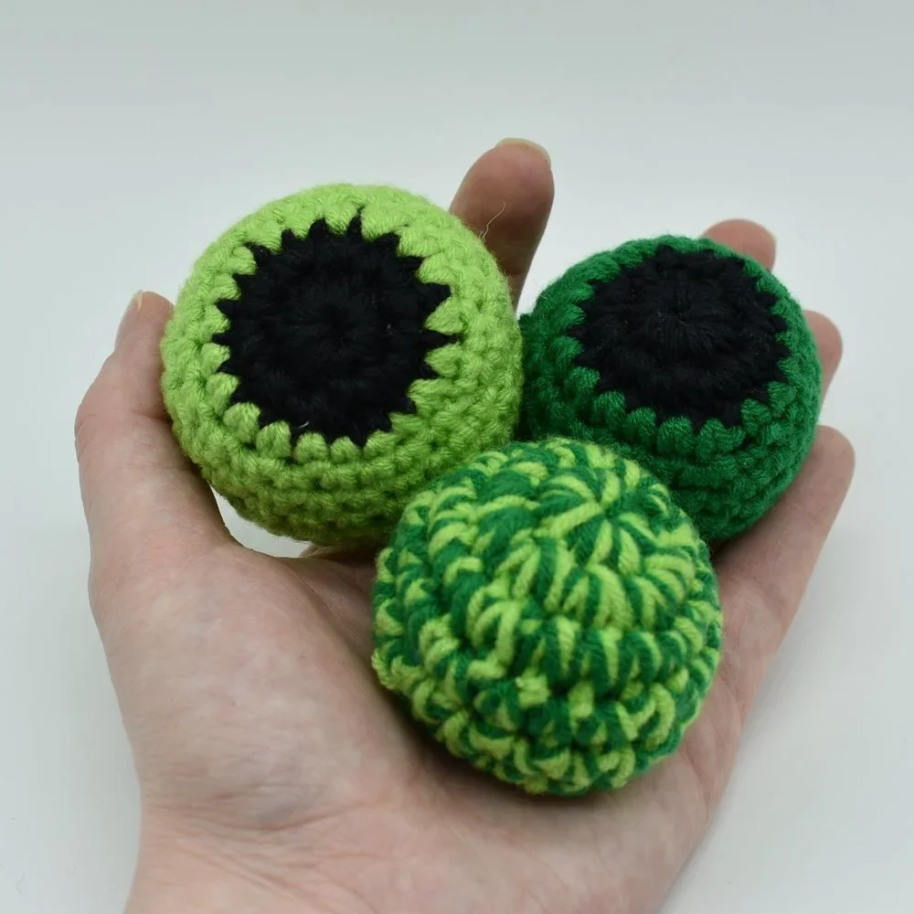 Hand Crafted crochet catnip cat toys